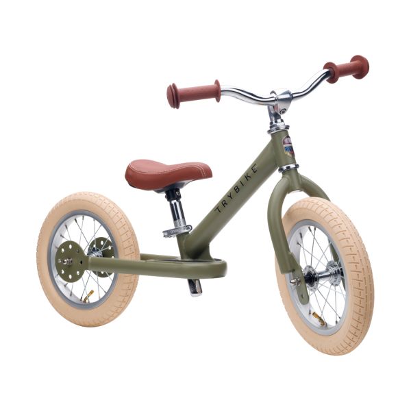 Trybike Steel Vintage Loopfiets - Green Matt