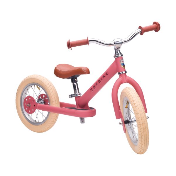 Trybike Steel Vintage Loopfiets -  Matt Pink