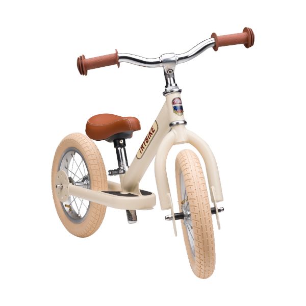 Trybike Steel Vintage Loopfiets - Matt Cream