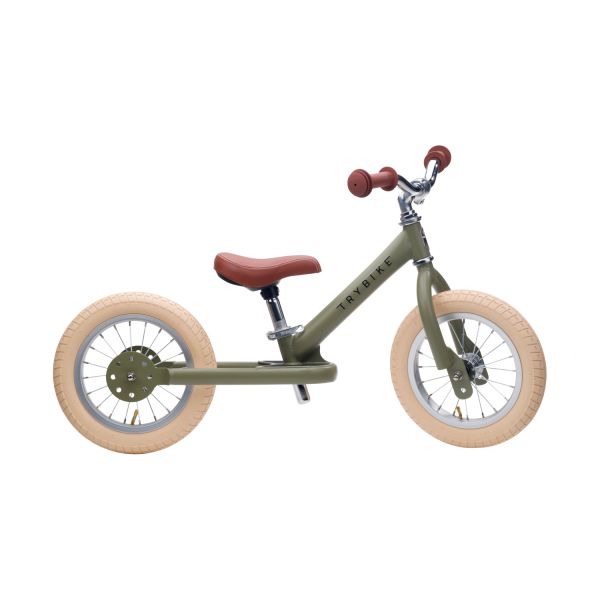 Trybike Steel Vintage Loopfiets - Green Matt
