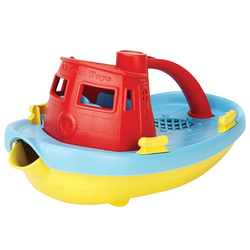 Green Toys sleepboot (rood)