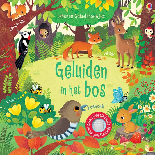 Geluidenboek: In het bos. 1+ - Usborne