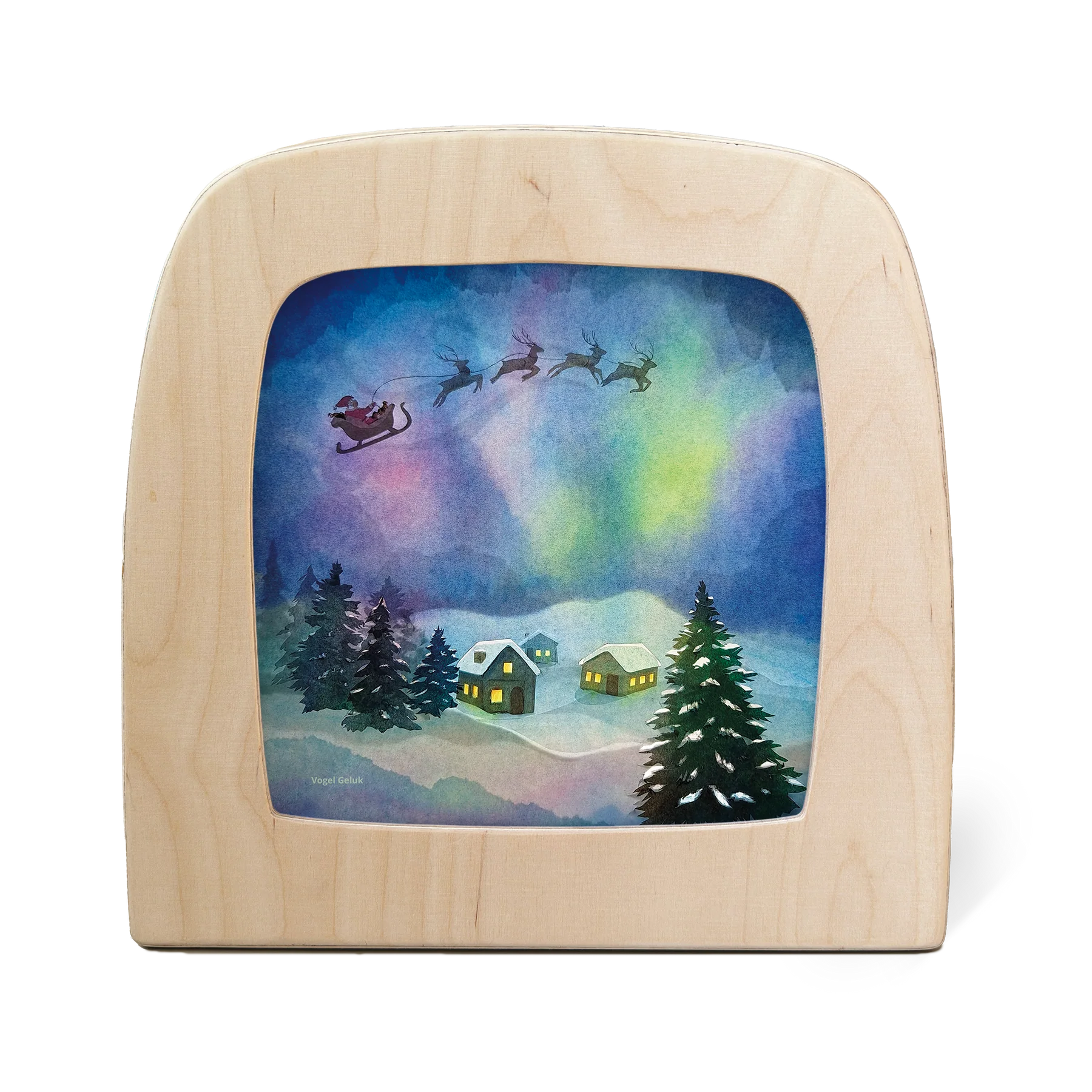 Toverlux Vogel Geluk - Aurora Sleighride Silhouette (6)