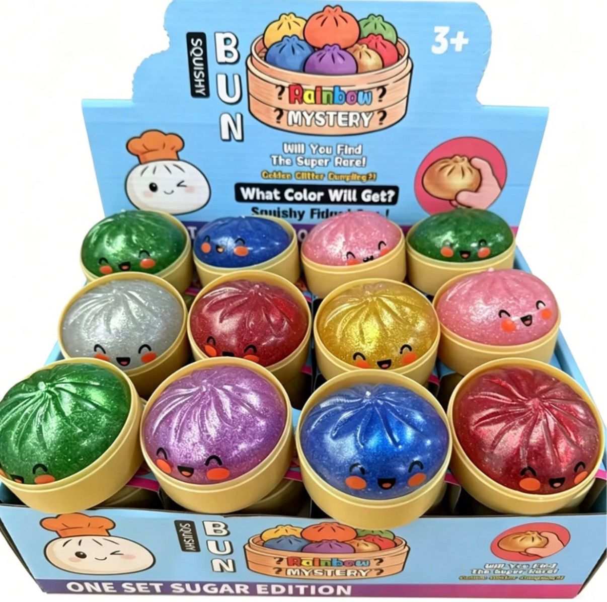 Squishy Dumpling Glitter 5cm