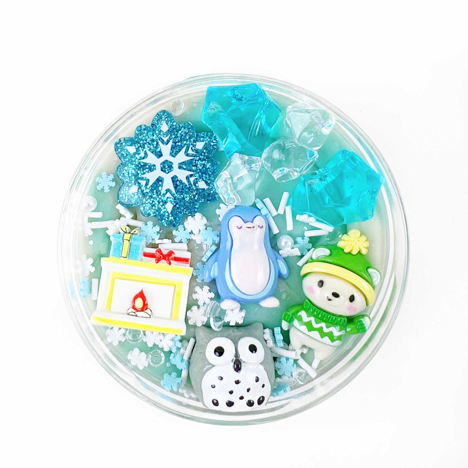 Invitation to Imagine – Speelklei surprise pot, Winter Fun Surprise Pot