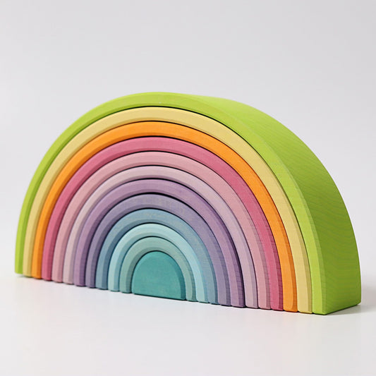 Grimm’s Houten Regenboog Pastel 12-delig 10673