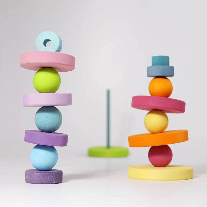 Grimm’s Pastelkleurige kegelvormige toren (11001)