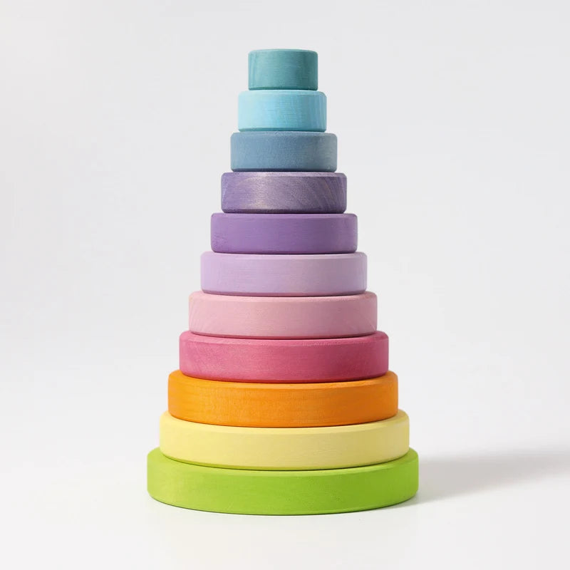 Grimm’s Pastelkleurige kegelvormige toren (11001)
