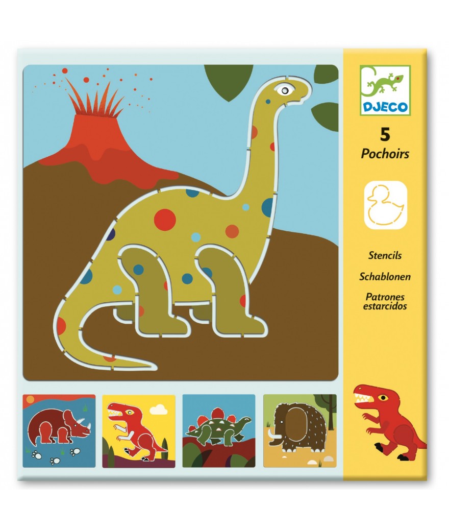 Djeco Tekensjablonen Dinosaurus > 4 jaar