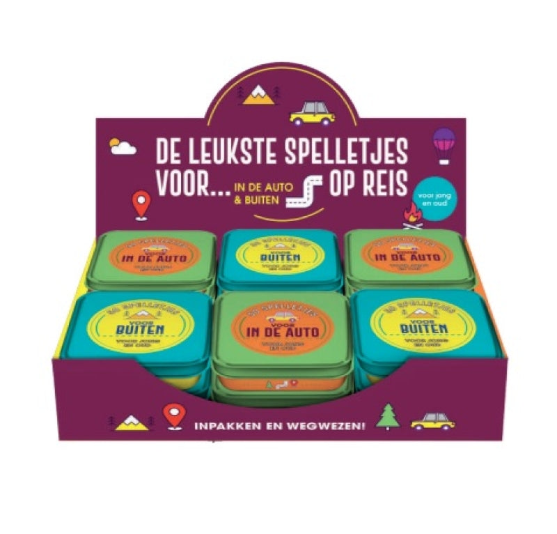 50 spelletjes voor op reis voor buiten