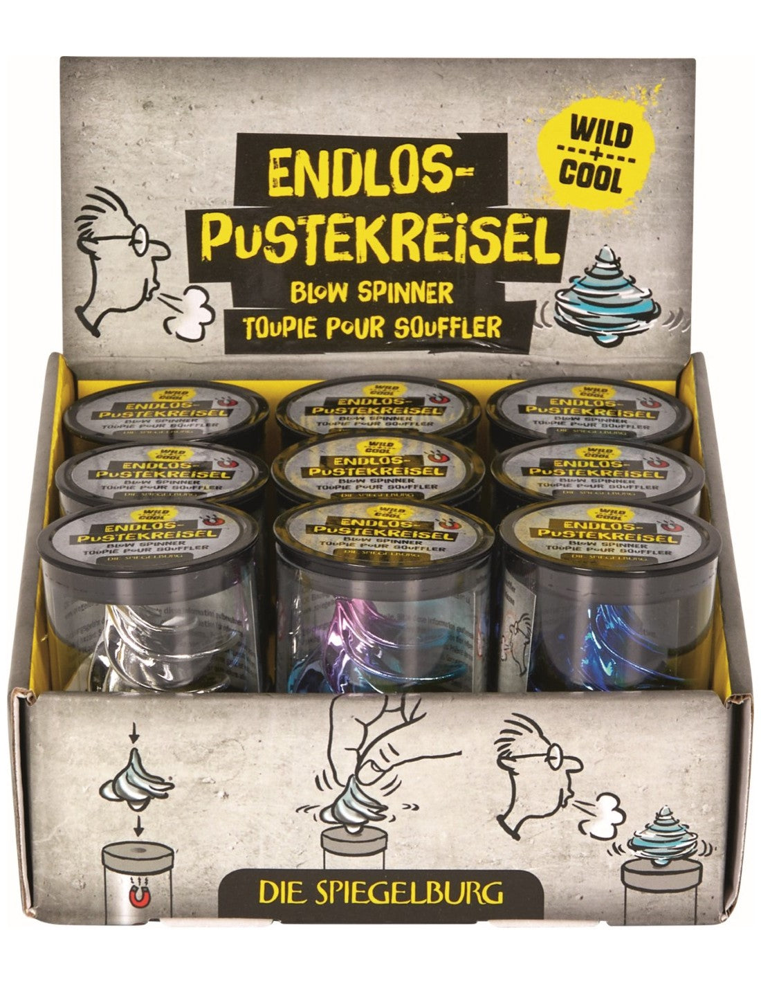 Eindeloze blaas tol - Wild + Cool