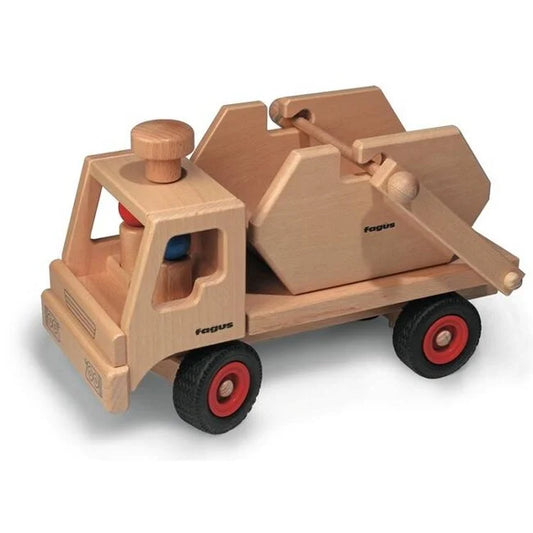Fagus Houten Containerwagen Bestuurbaar