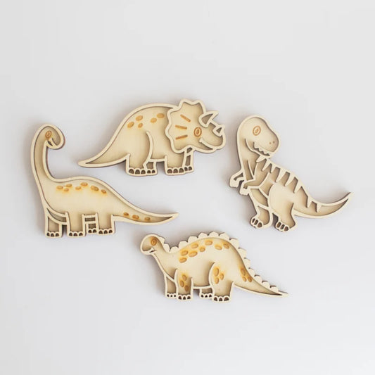 Studio de Rijk Speeltray miniset - Cartoon Dino's (4 stuks)
