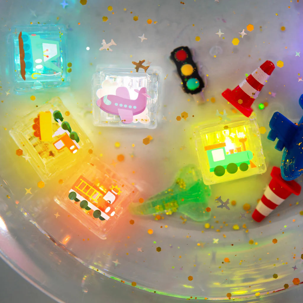 Glo Pals Auto Light-Up Cubes 6-pack - NEW