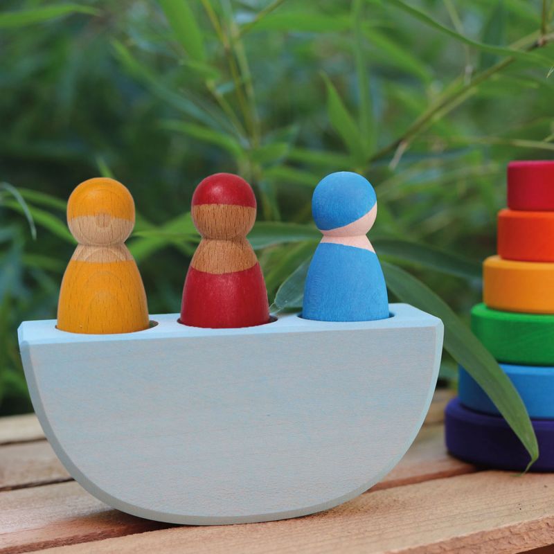 Grimm’s 3 Regenboogvrienden in een boot (07511)