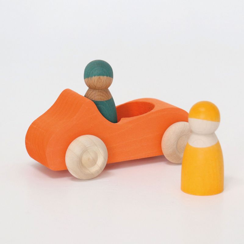 Grimm's cabrio oranje met 2 vriendjes 09308