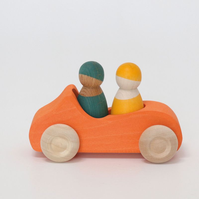 Grimm's cabrio oranje met 2 vriendjes 09308
