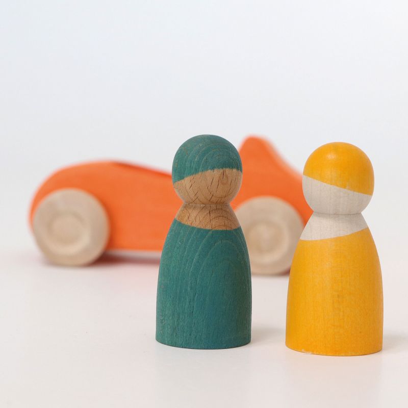 Grimm's cabrio oranje met 2 vriendjes 09308