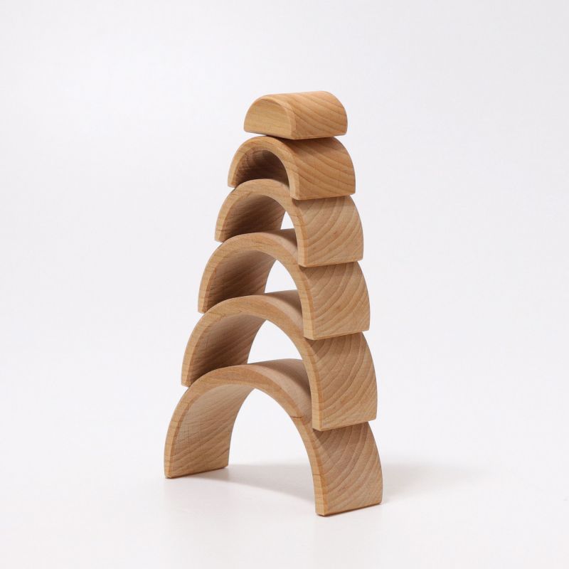 Grimm’s Houten Regenboog Naturel Mini (10690)