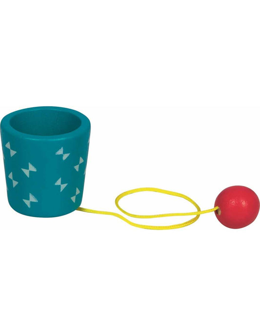Houten vangbeker / vangspelletje