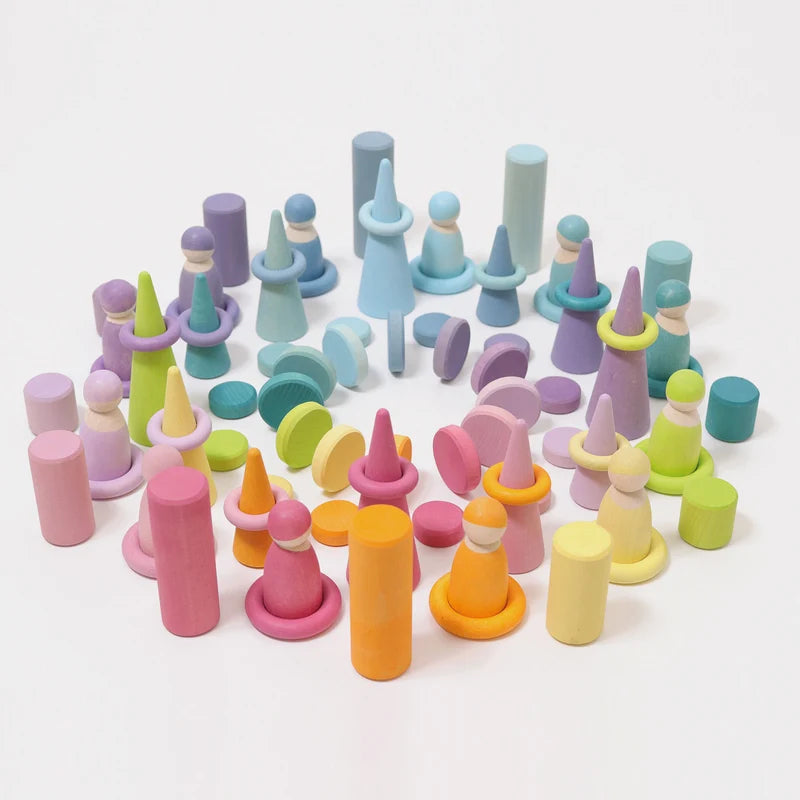 Grimm’s Houten pastelkleurige munten 24 stuks (10311)