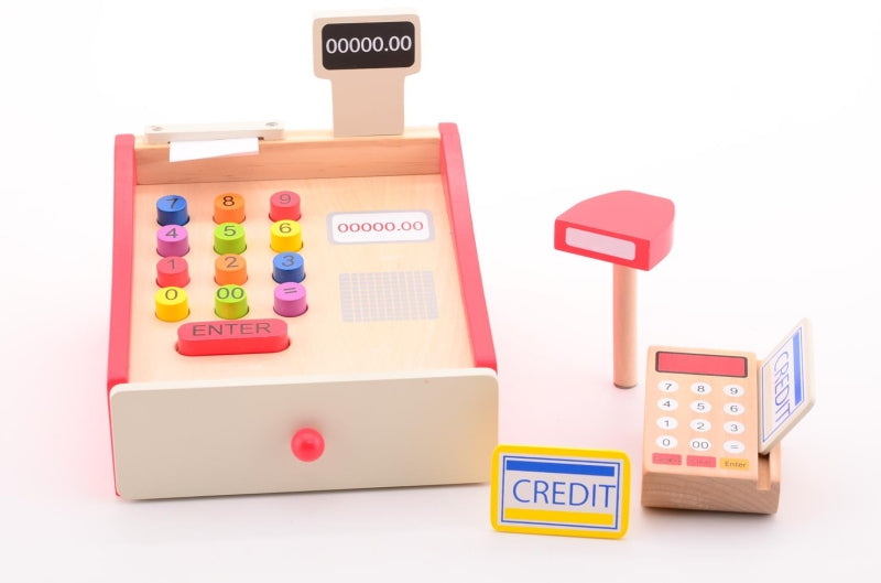 Jouéco - Houten kassa met scanner