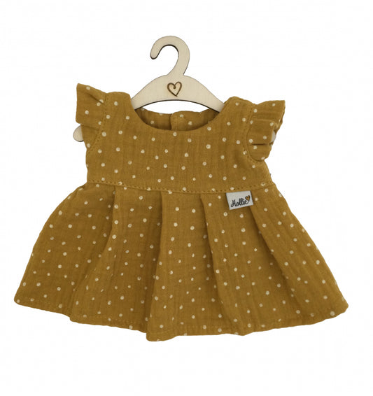 Hollie Kledingset pop Jurk ochre dots