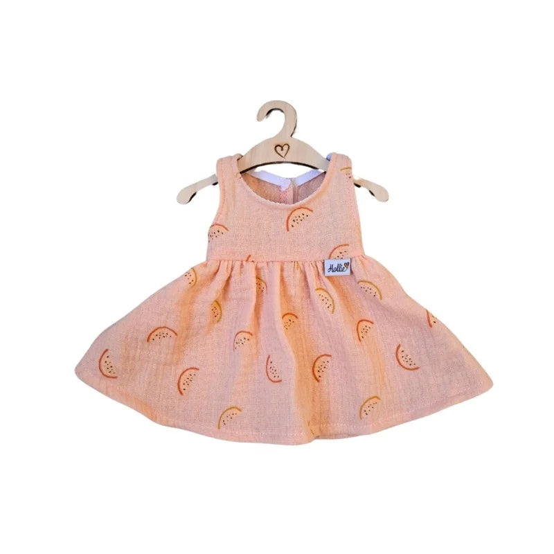 Paula Reina Pop Gordi meisje (bloot/blank/34cm) Kledingset Jurk Summer sweet melon