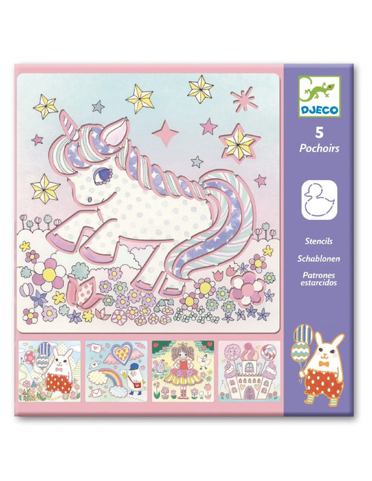 Djeco Tekensjablonen Kawaïland > 4 jaar