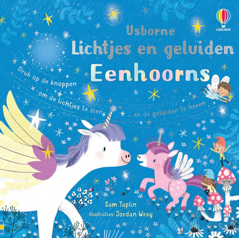 Usborne Muziekboek- Lichtjes en geluiden - Eenhoorns)