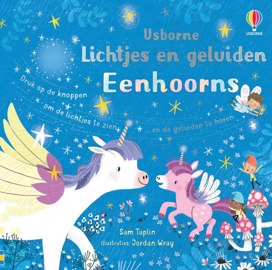 Usborne Muziekboek- Lichtjes en geluiden - Eenhoorns)