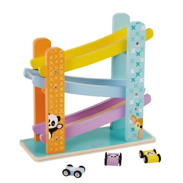 Houten Autobaan/ jodelbaan / roetsjbaan