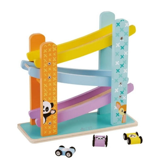 Houten Autobaan/ jodelbaan / roetsjbaan