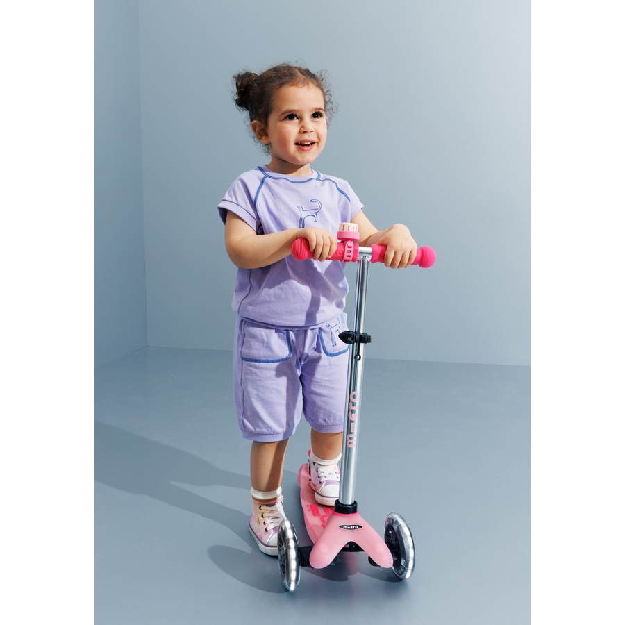 Micro Step - Mini Deluxe GLOW LED - 3-wiel kinderstep -  2 tot 6 jaar (max 50 kg)