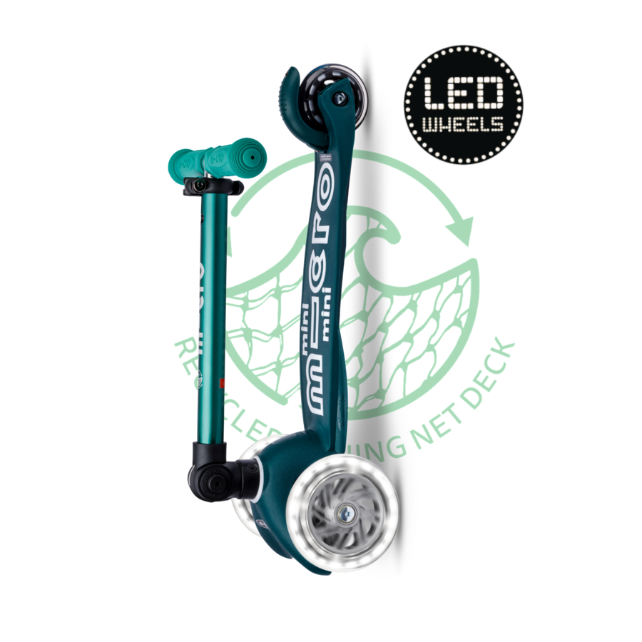 Micro Step - Mini Deluxe LED - 3-wiel kinderstep -  2 tot 6 jaar (max 50 kg)