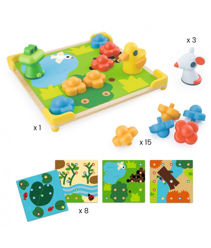 Djeco Mozaïek Ducky & Co > 2 jaar