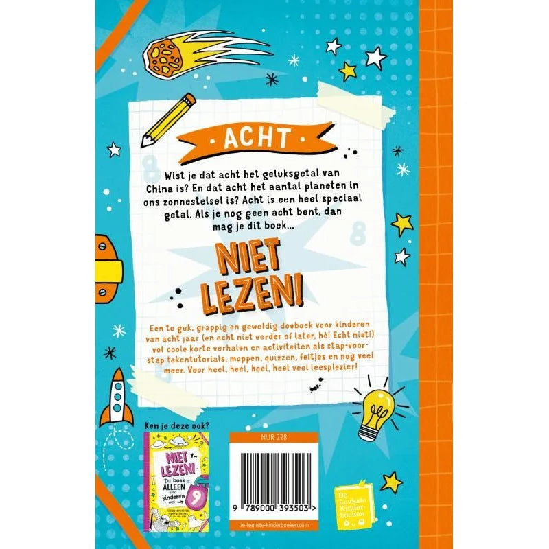 Niet lezen! Dit DOEboek is alleen voor kinderen van 8