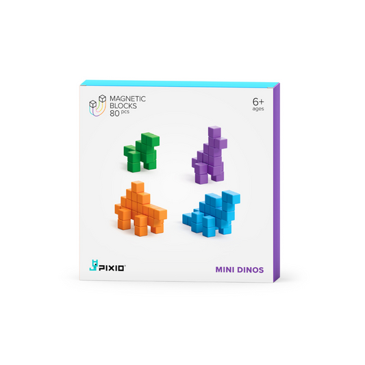 PIXIO Mini Dino's - 80 pcs