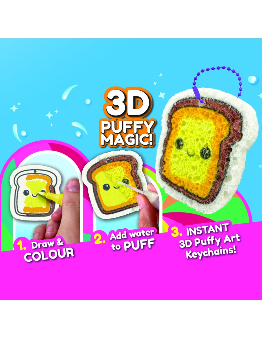 Puffy Art - Foodies large pack