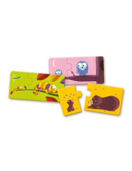 Djeco Puzzel duo - Mama en baby  > 2 jaar