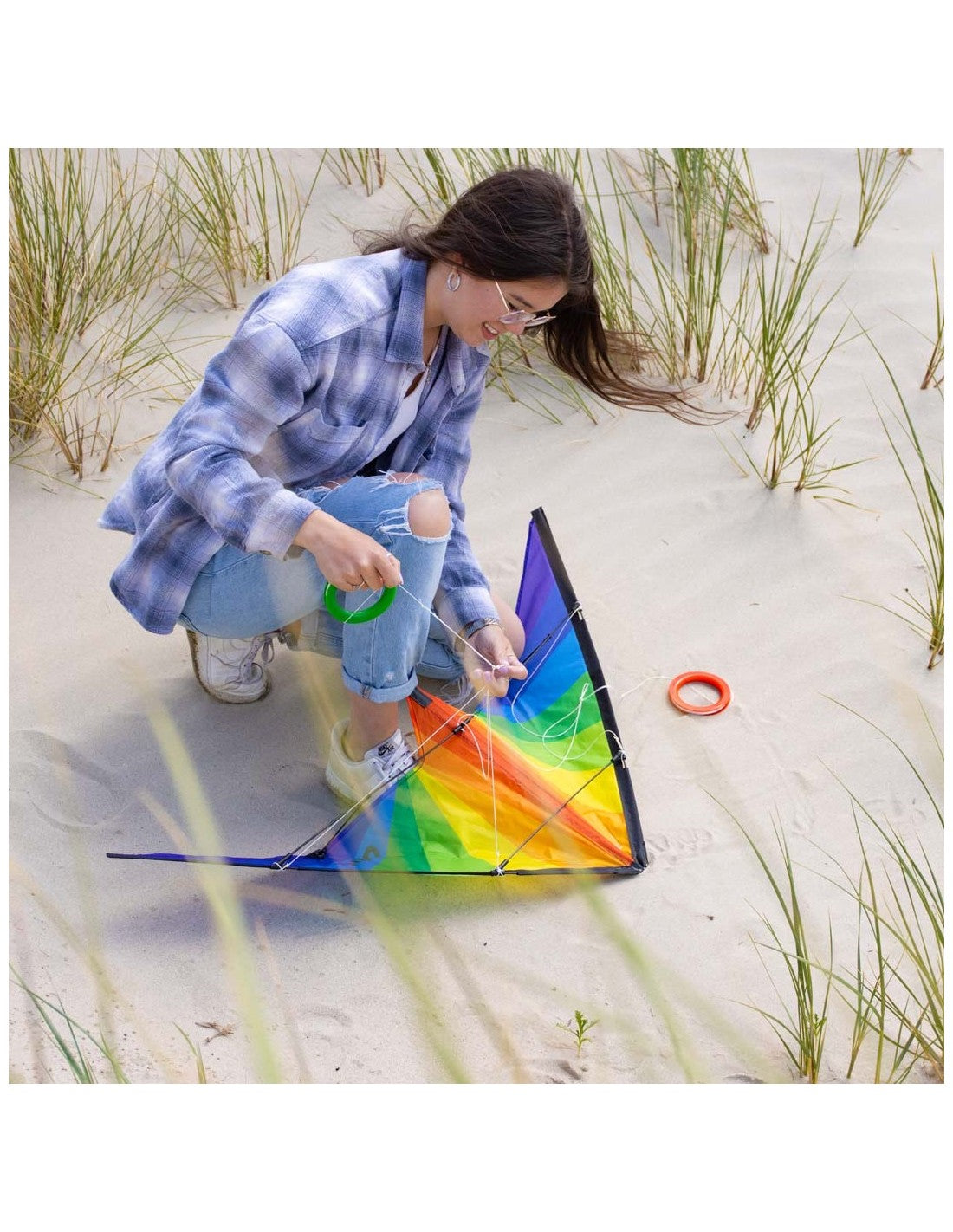 Ecoline Quick Rainbow - Regenboog vlieger