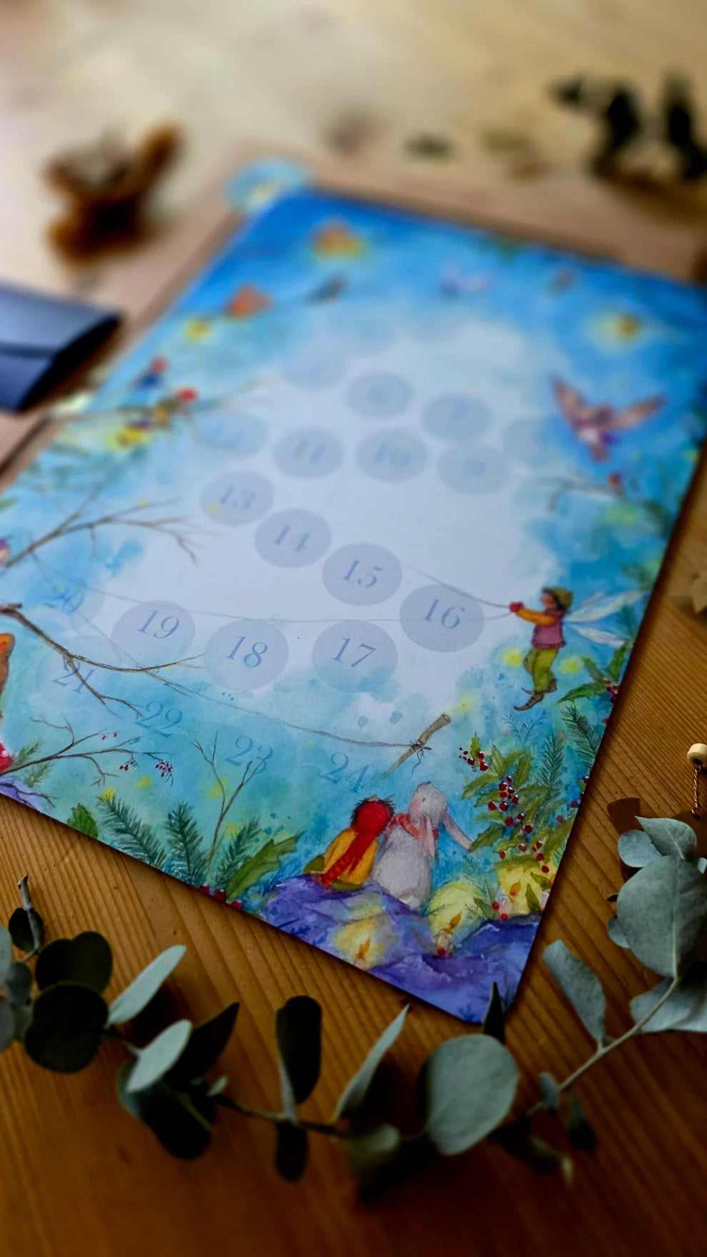 Anne Illustraties adventkalender/ aftelkalender