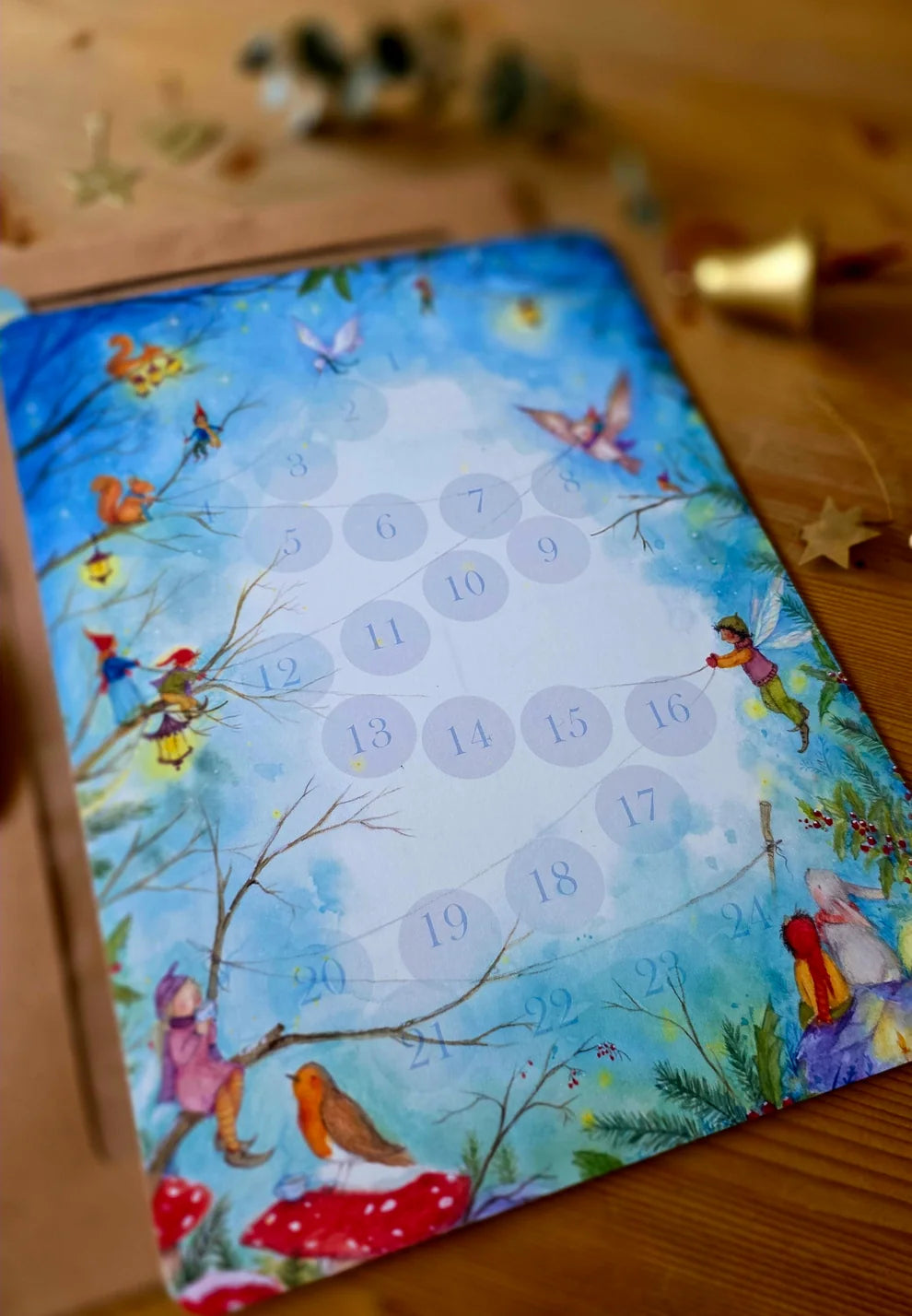 Anne Illustraties adventkalender/ aftelkalender