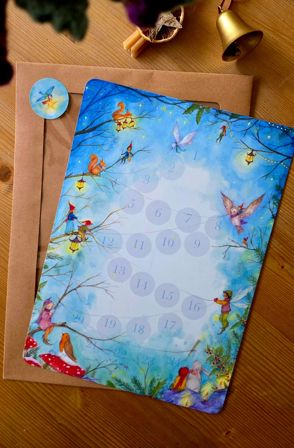 Anne Illustraties adventkalender/ aftelkalender