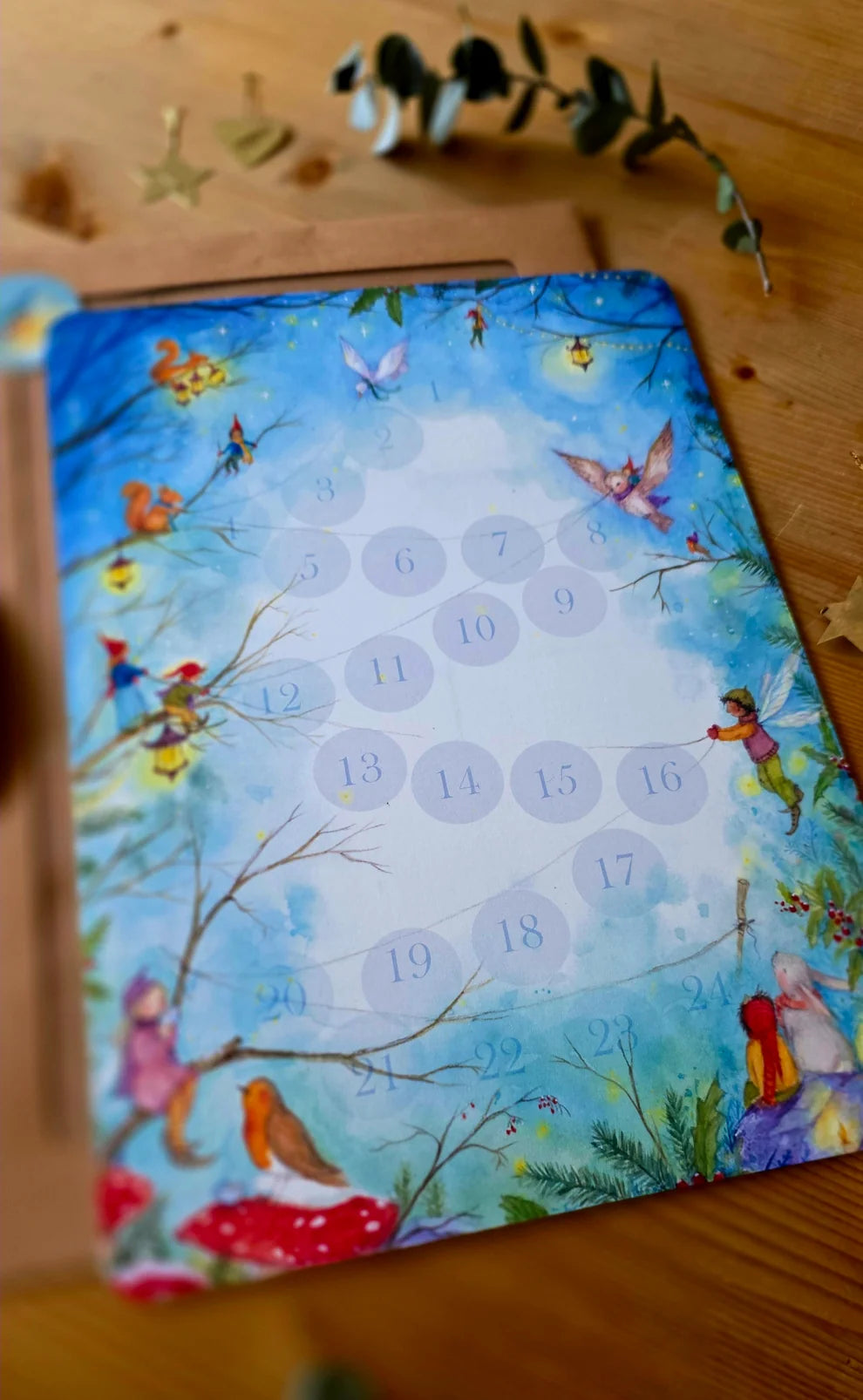 Anne Illustraties adventkalender/ aftelkalender