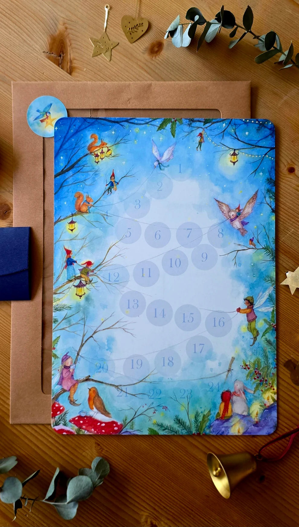 Anne Illustraties adventkalender/ aftelkalender