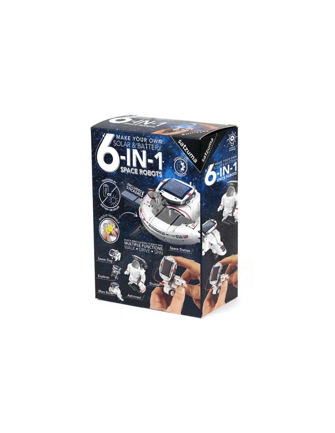 Satzuma - 6-in-1 Space Robots bouwpakket