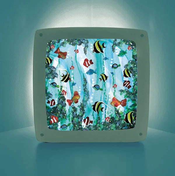 Toverlux Bijdehansje Aquarium Seizoensplaat