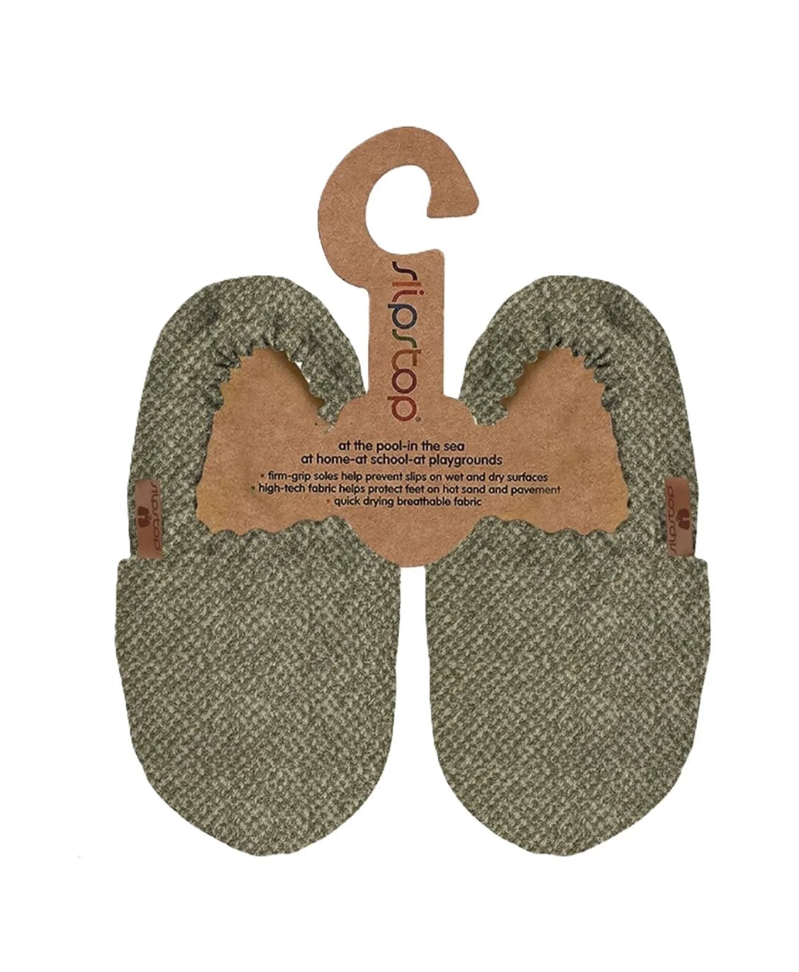 Slipstop booties softgreen