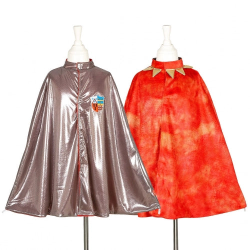 Souza! Ridder - Rode draak omkeerbare cape, 4-7 jaar, 104-122 cm (1 stuk)